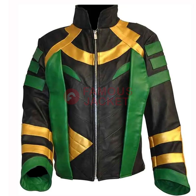 Loki Green Leather Jacket | Thor Ragnarok Tom Hiddleston Leather Jacket
