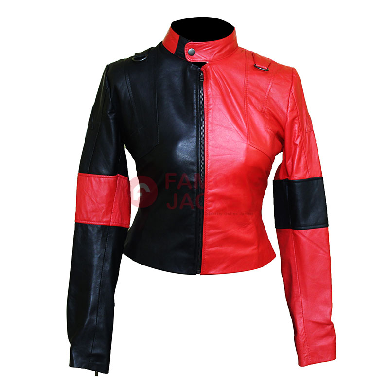 The Suicide Squad Harley Quinn Jacket | Margot Robbie 2021 Red Jacket