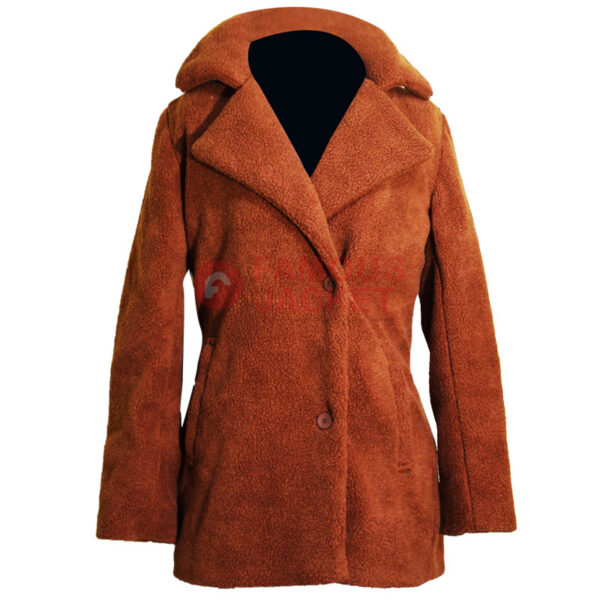 Beth Dutton Fur Coat | Yellowstone Brown Kelly Reilly Sherpa Coat