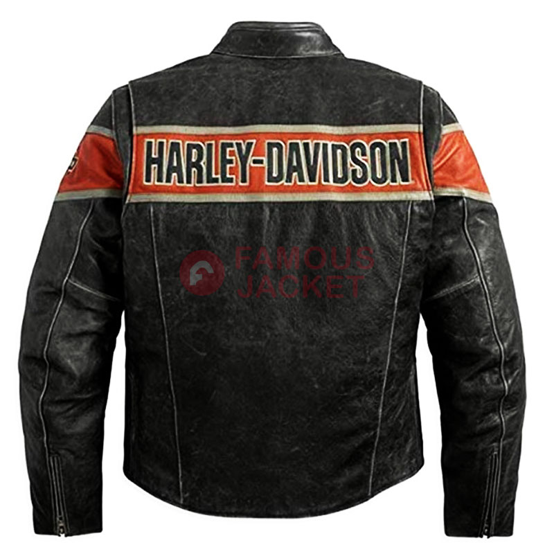 Harley Davidson Motorcycle Jacket | Cowhide Harley Davidson Jacket Men
