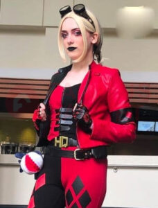 The Harley Quinn Corsage Suicide Squad Leather