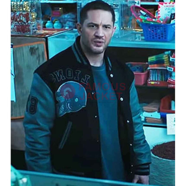 Tom Hardy Venom 2 Eddie Brock Detroit Lions Jacket - New American