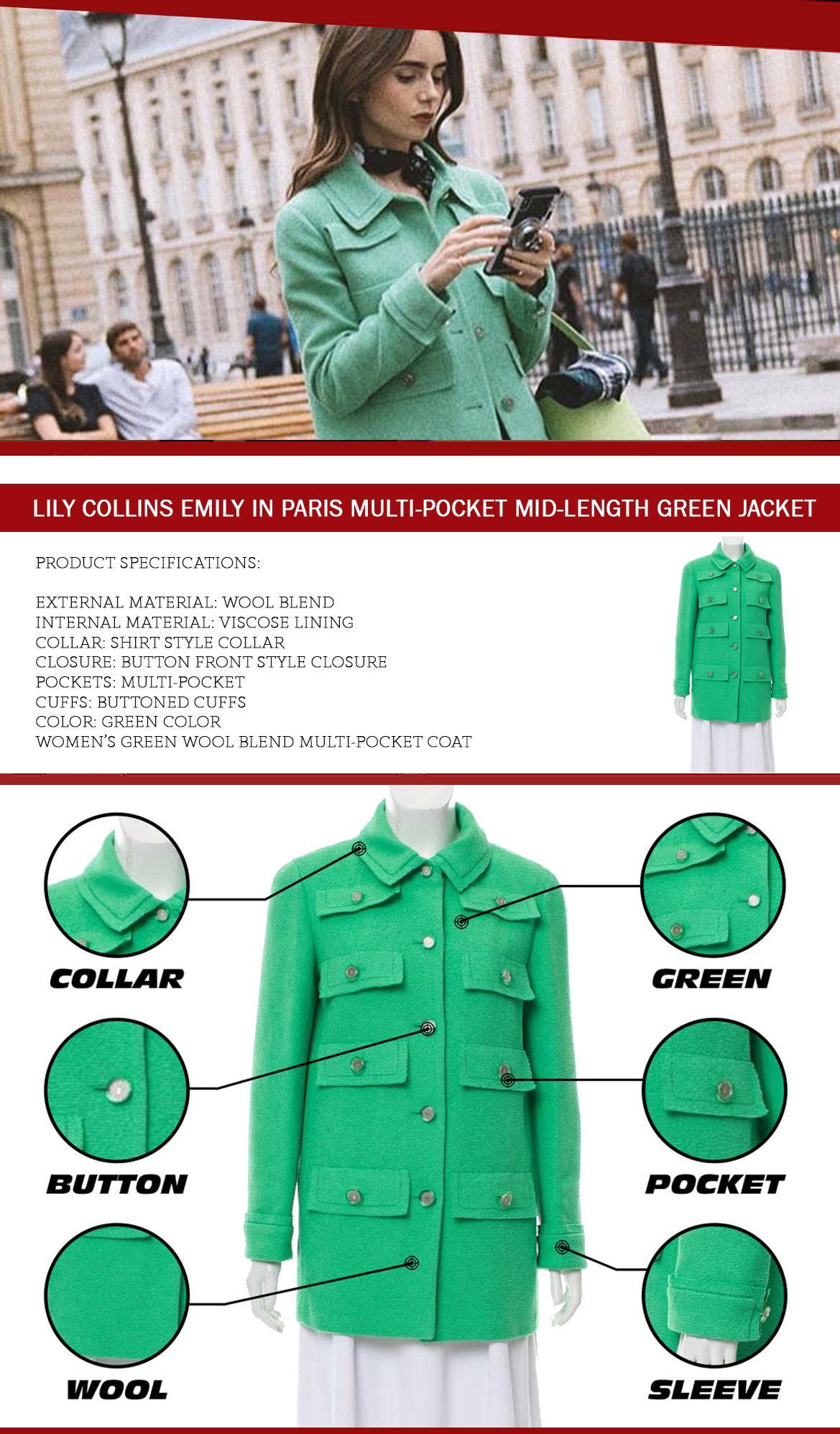 Emily In Paris Green Coat