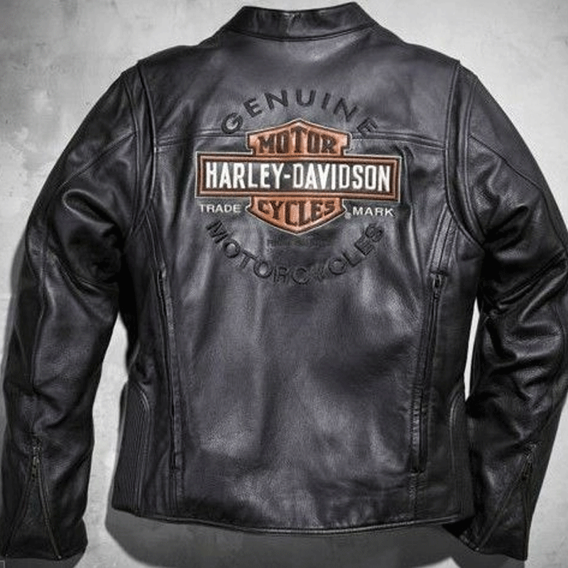 Harley Davidson ROADWAY Jacket | Men Motorcycle Black Leather Jacket