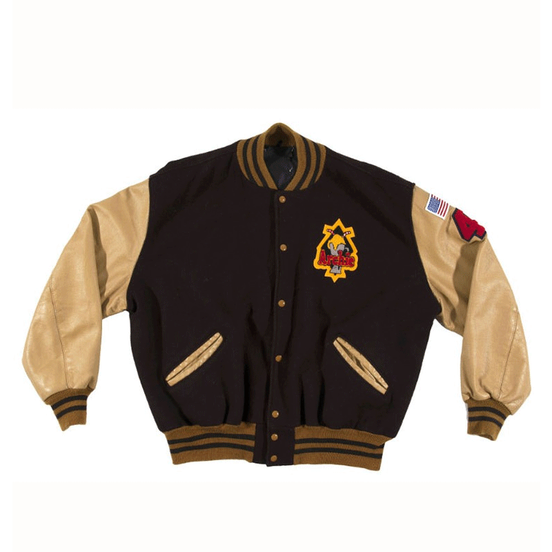 Riverdale Archie Andrews Patch On Chest and Back Brown Bomber Jacket