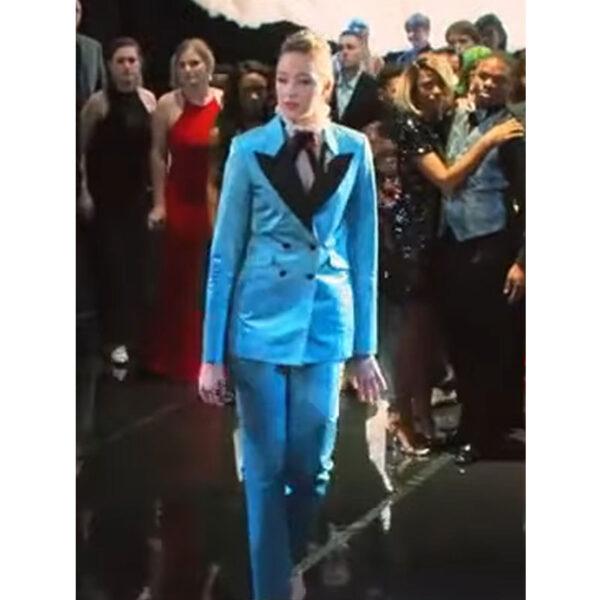 Tall girl 2025 blue suit