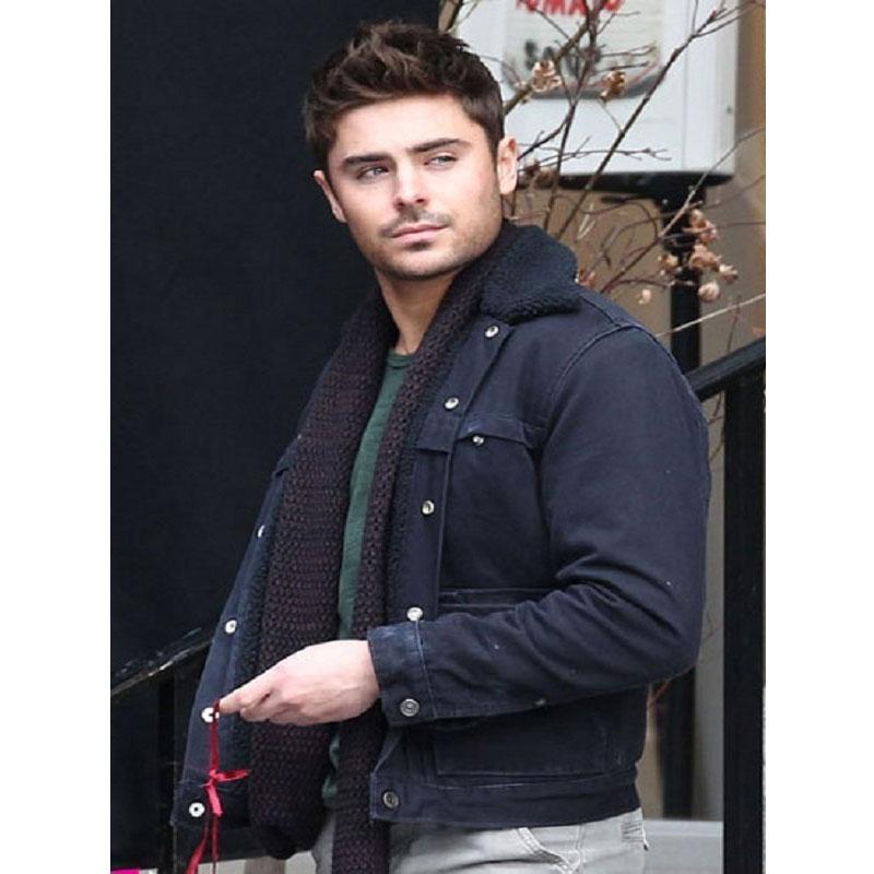 Zac Efron That Awkward Moment Black Cotton Jacket   Zac Efron That Awkward Moment Jacket1 