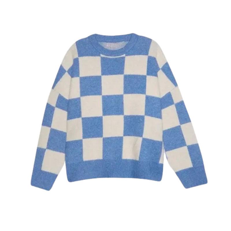 Tv Series School Spirits 2023 Kiara Pichardo Checkered Sweater