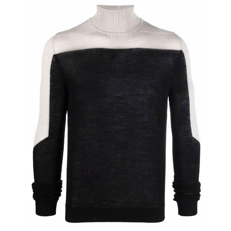 The Equalizer Robyn McCall Black Colorblock Turtleneck Jumper Sweater