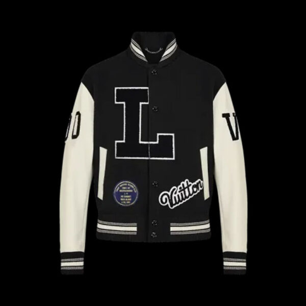 FW22 Louis Vuitton Letterman Varsity Jacket